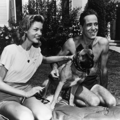 Bogart and Bacall and dogs