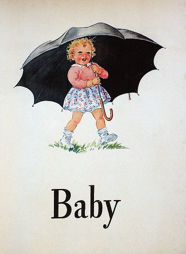 Baby illustration from Dick and Jane