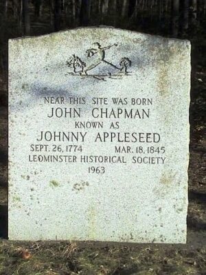 Johnny Appleseed plaque