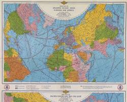 The war map explained what was happening in the fighting in World War II. Famlies were desperate for information. 