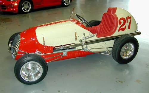 midget car that raced at Gilmore racetrack
