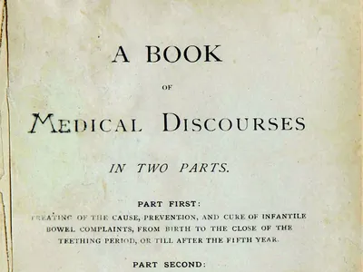 This is a copy of title page of Dr. Crumpler's book written about women and children's health. It was published in 1863.