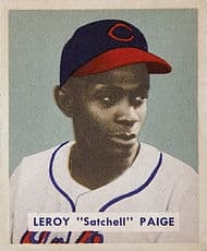 Satchel Paige baseball card