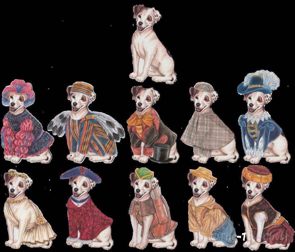 Wishbone paperdolls