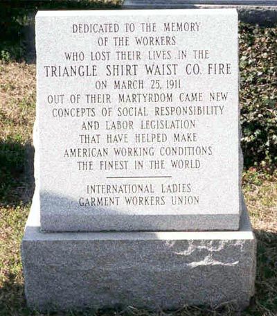 Triangle Factory monument