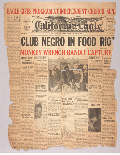 The California Eagle A Newspaper for a Black Readership That Was Ahead