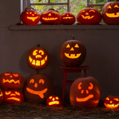 Pumpkins on Mischief night