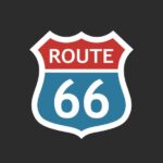 This is signage marking Route 66.