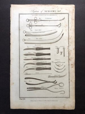 Al illustration of the types of surgical tools James Durham might have used.